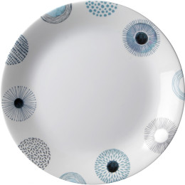 Farfurie Brunner Dinner plate ø 25 cm White alb/albastru