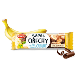 Baton Emco Baton Super nuci banană 35g