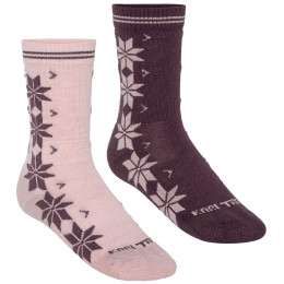 Set șosete Kari Traa Vinst Sock 2Pk maro Cocoa Powder