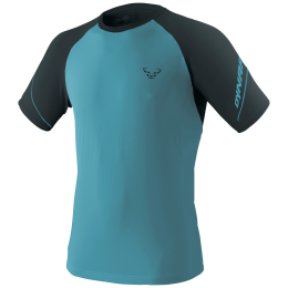 Tricou funcțional bărbați Dynafit Alpine Pro M albastru/gri