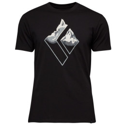 Tricou bărbați Black Diamond Mountain Logo SS Tee negru