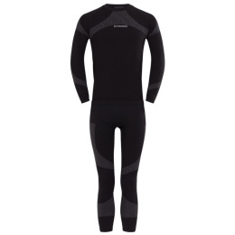 Lenjerie termică bărbați Fundango Seamless Baselayer Set negru black