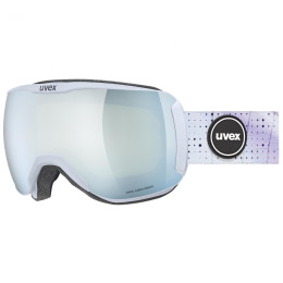 Ochelari de schi femei Uvex Downhill 2100 CV WE alb/violet arctic blue matt SL/white-green