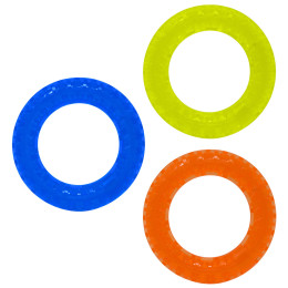 Jucărie pentru câini Nerf Dog EXO Spike Ring 12,5 cm 3 pcs