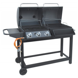 Grătar Cattara Duet 2 in1 gaz / cărbune negru