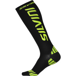 Kompresní ponožky Silvini Casalone UA562 negru/galben black/neon