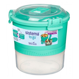 Cutie pentru mâncare Sistema Round Lunch Stack TO GO 965ml