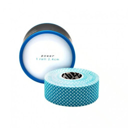 Bandă kinesiologică CRUX Power - 2,4 cm, 10 m albastru deschis