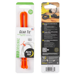 Sârmă de legat Nite Ize Gear Tie 12" portocaliu/ Oranžová