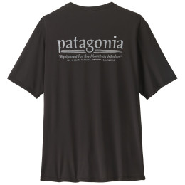 Tricou bărbați Patagonia Men's Capilene Cool Daily Shirt - Hut Tripper negru Black