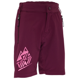 Pantaloni scurți de ciclism copii Silvini Acri violet