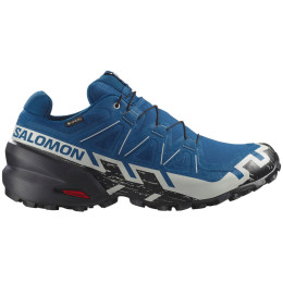 Încălțăminte de alergat pentru bărbați Salomon Speedcross 6 Gore-Tex albastru închis Poseidon / Black / Lunar Rock