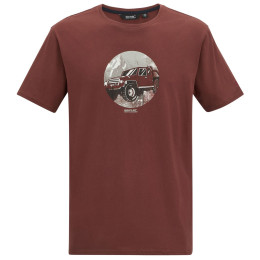 Tricou bărbați Regatta Cline IX vișiniu DkCherryJeep