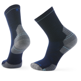 Șosete Smartwool Hike Targeted Cushion Mid Crew Socks albastru/gri DEEP NAVY