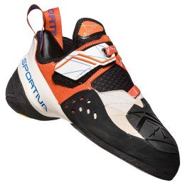 Espadrile femei La Sportiva Solution Woman alb/portocaliu White/Lily Orange