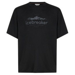 Tricou funcțional bărbați Icebreaker Men M 150 Tech Lite SS Rlxd T ibHeritage negru Black