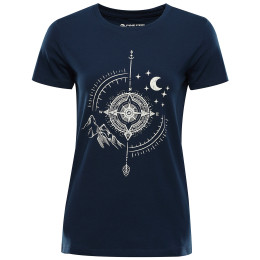 Tricou femei Alpine Pro Morola albastru închis MOONLIT OCEAN VARIANTA PB