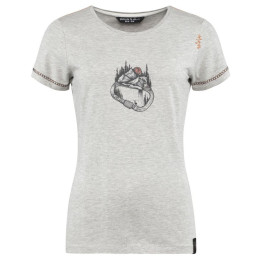 Tricou funcțional femei Chillaz Saile Carabiner Forest gri deschis