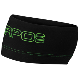 Bentiță Karpos Alagna Headband negru/verde Black Green Fluo