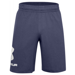 Șorți bărbați Under Armour Sportstyle Cotton Logo Shorts albastru