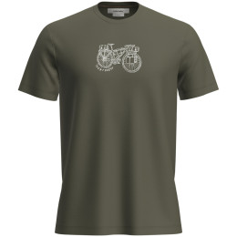 Tricou funcțional bărbați Icebreaker M Mer 150 Tech Lite SS Tee Adventure Rid verde Loden