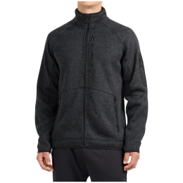 Hanorac bărbați 4F Fleece M485 gri Deep Black Melange