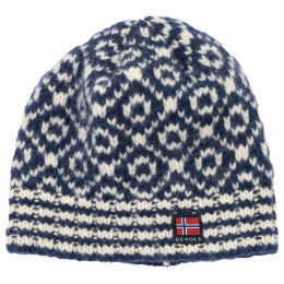Căciulă de iarnă Devold Svalbard Wool Beanie albastru/alb NIGHT/OFFWHITE
