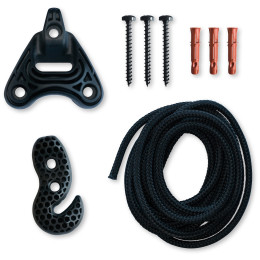 Set pt. montarea balansoar canapea La Siesta Universal Rope negru