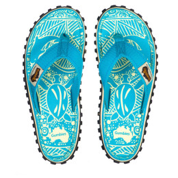 Șlapi femei Gumbies Islander Turquoise Pattern turquoise turquoise