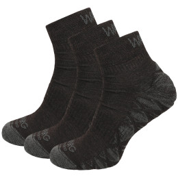Șosete Warg Endurance Merino Mid 3-pack maro Brown