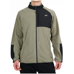Hanorac bărbați 4F Fleece M480 khaki/negru Khaki