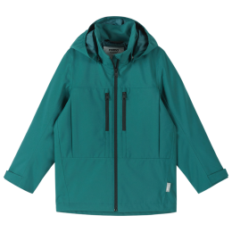 Geacă impermeabilă copii Reima Saarela Dark Teal verde închis Dark Teal