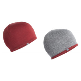 Căciulă Icebreaker Pocket Hat roșu / gri