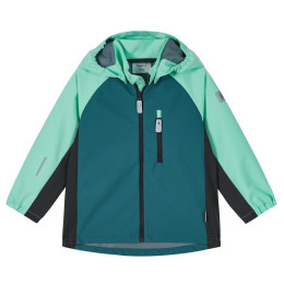 Geacă softshell copii Reima Temppu Dark Teal verde/gri Dark Teal