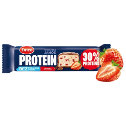 Baton proteic Emco Jahodová 50g