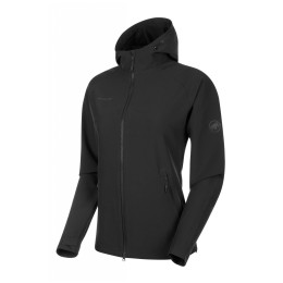 Geacă femei Mammut Macun SO Hooded Jck. W negru