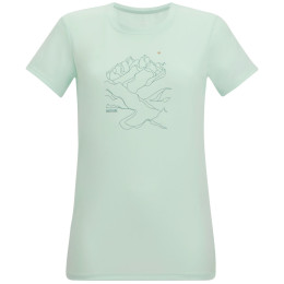 Tricou femei Regatta Women's Fingal albastru deschis OceanMist