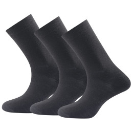 Č�osete Devold Daily medium light sock blk 3pk negru