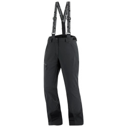 Pantaloni de schi femei Salomon Brilliant Pant W negru DEEP BLACK