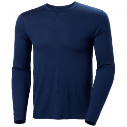 Tricou funcțional bărbați Helly Hansen Hh Merino Crew albastru