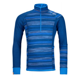 Hanorac funcțional bărbați Ortovox 210 Supersoft Zip Neck albastru