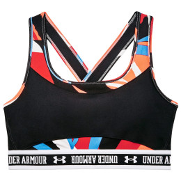 Bustieră Under Armour Crossback Mid SP negru/roșu