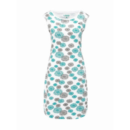 Rochie femei Loap Adenka alb/albastru BrgWhiteBlueAllover