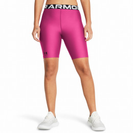 Pantaloni scurți femei Under Armour HG Authentics 8in Short roz/negru AstroPink/Black