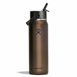 Termos Hydro Flask 32 Oz Lightweight Wide Flex Straw Cap maro Obsidian