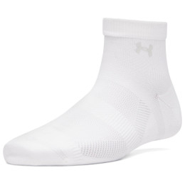 Șosete femei Under Armour UA Women's Vanish 3pk Qtr alb White / White / Halo Gray