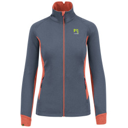 Hanorac femei Karpos Pizzocco Evo W Full-Zip Fleece gri/roșu
