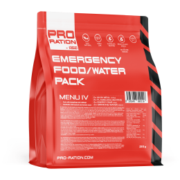 Fel principal Adventure Menu Emergency food/water pack, Menu IV roșu red