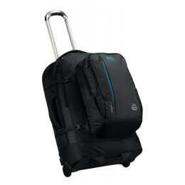 Geantă de voiaj Vango Exodus 60+20 negru Carbide Grey / Volt Blue