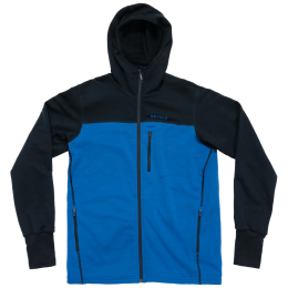 Hanorac funcțional bărbați Devold Explorer Merino Hooded Jkt Man albastru / negru Royal/Ink
